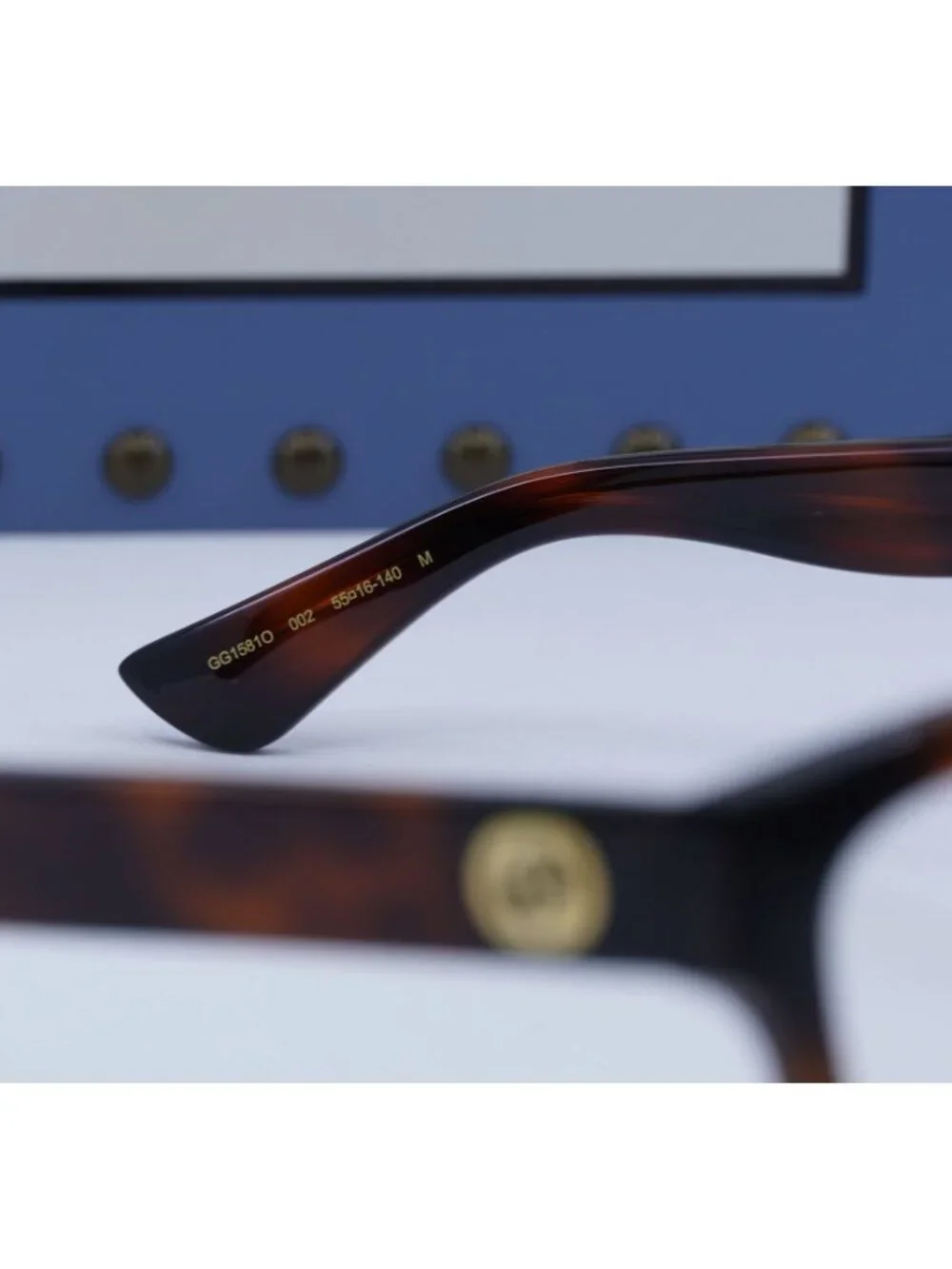 Gucci GG1581O 002 Cat Eye Eyeglasses 55mm - Havana